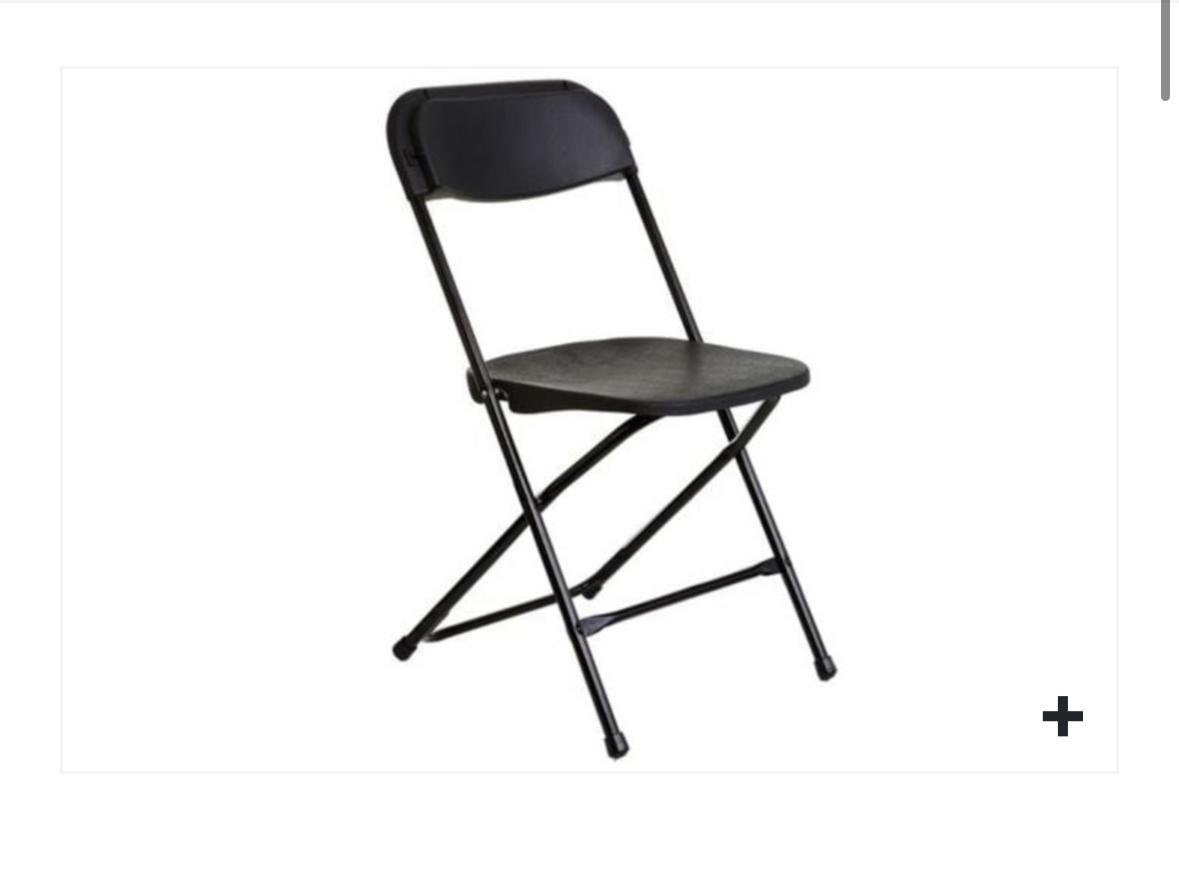 Samson Plastic Folding Chair White